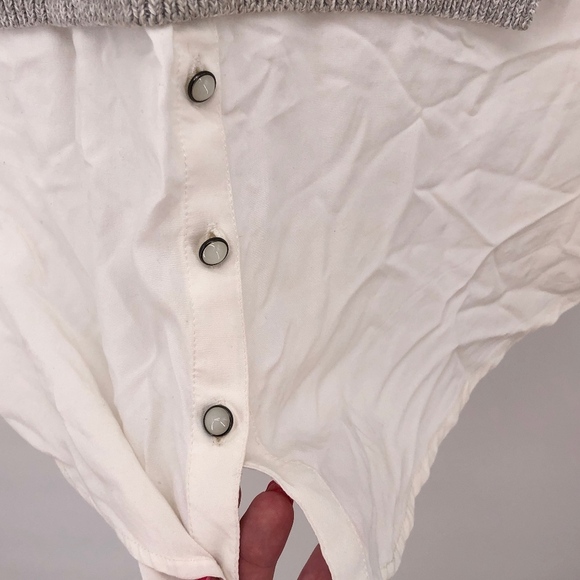 Anthro Moth Layered Aselin Pullover Knit Sweater - Picture 6 of 8